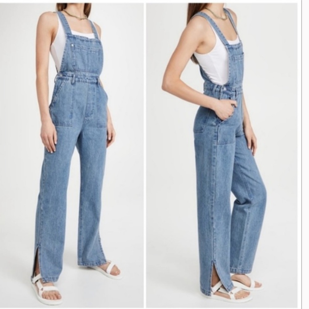 #Cybermondaysale WeWoreWhat Slouchy Slit Overall - Picture 5 of 5